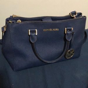 Michael Kors Navy Blue Purse